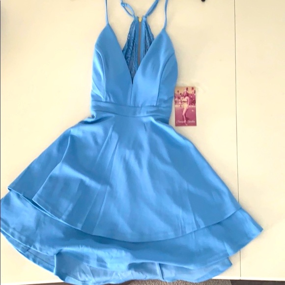 Emerald Sundae Dresses & Skirts - NWT Emerald Sundae pale blue dress! Gorgeous LRG